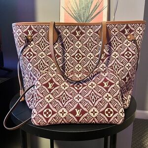 Louis Vuitton 1854 Neverfull in Burgundy